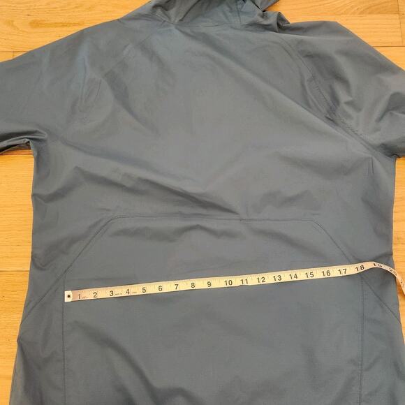 FLAW Outdoor Research Apollo Jacket XL Womens Rain Hooded Full Zip Blue Green - Picture 15 of 16